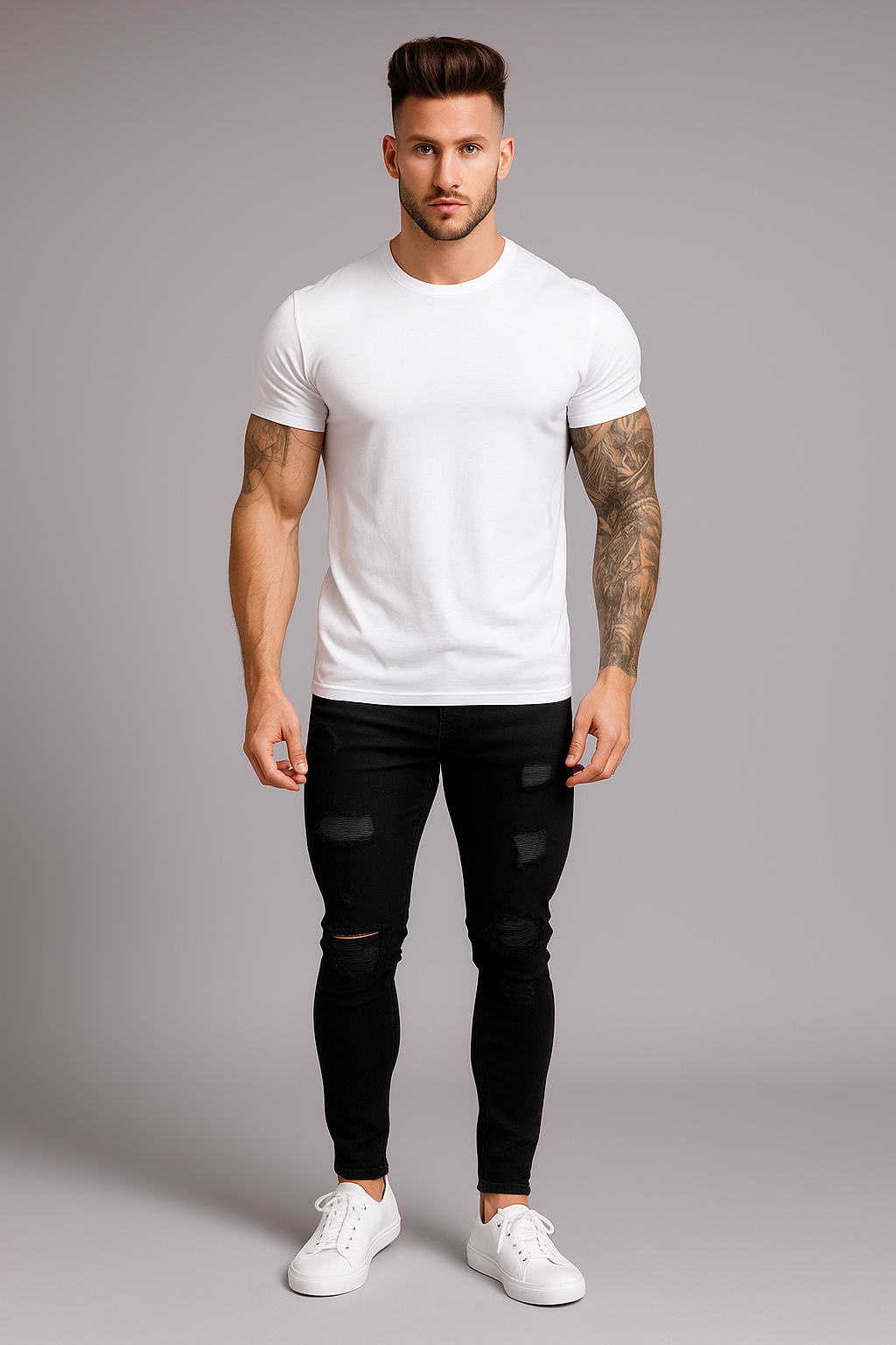 Pantalon skinny déchiré