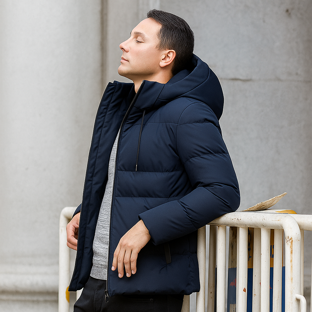 Veste épaisse et matelassée pour homme