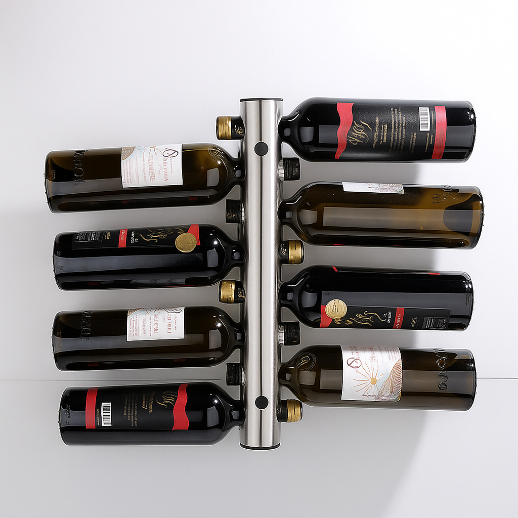 Rack à vin en acier inoxydable