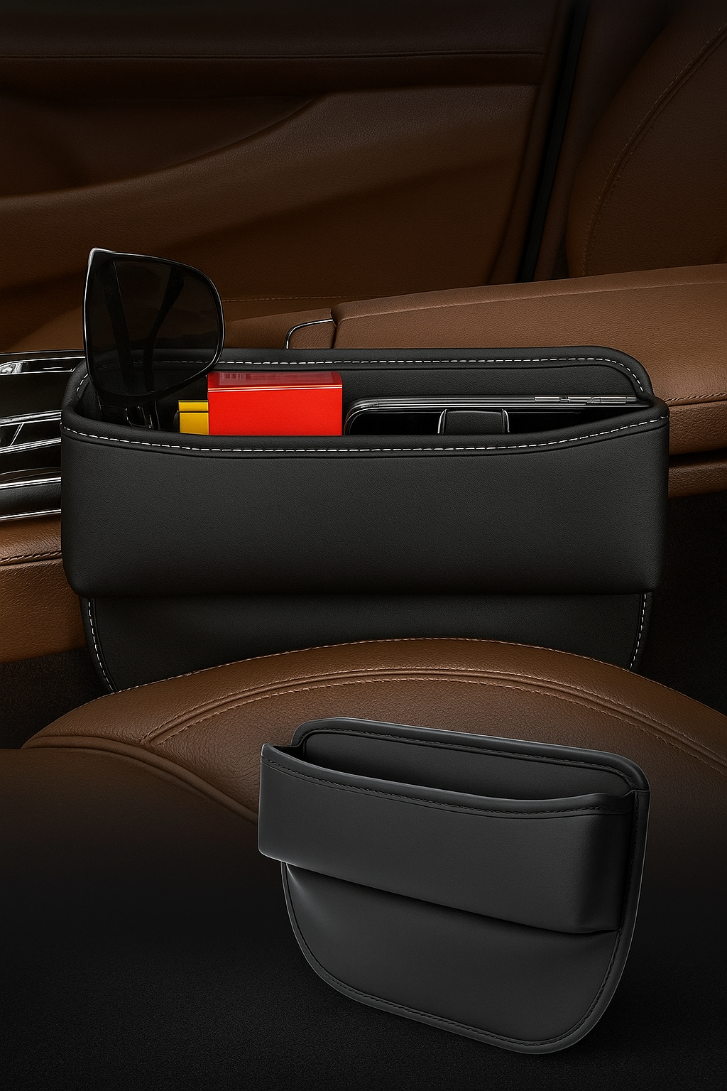 Pochette intérieure en cuir