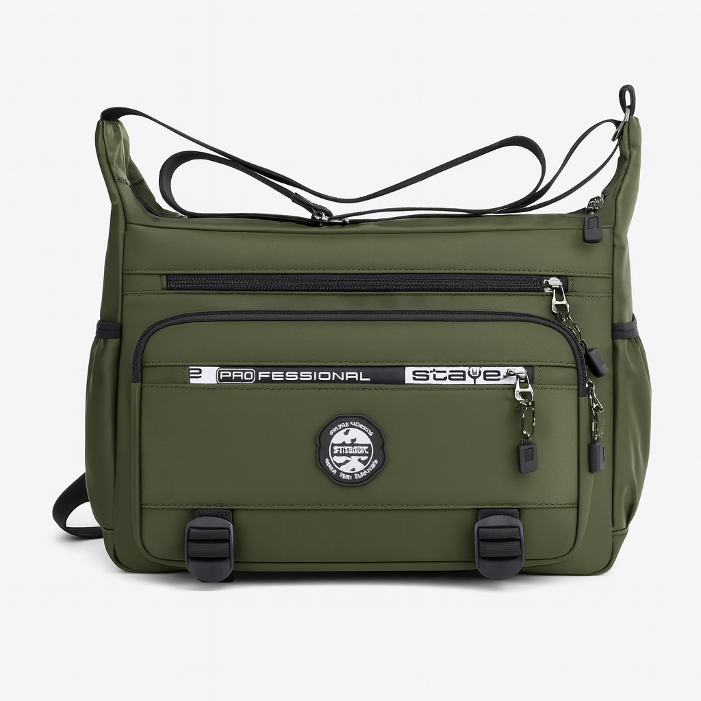 Sac à dos à bandoulière imperméable pour hommes - AquaShield