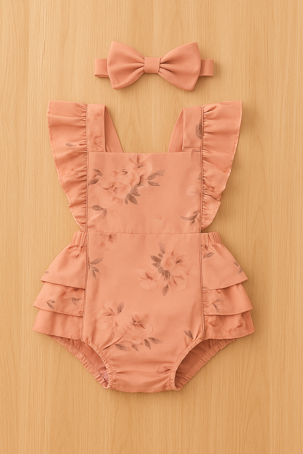 Robe à fleurs avec nœud