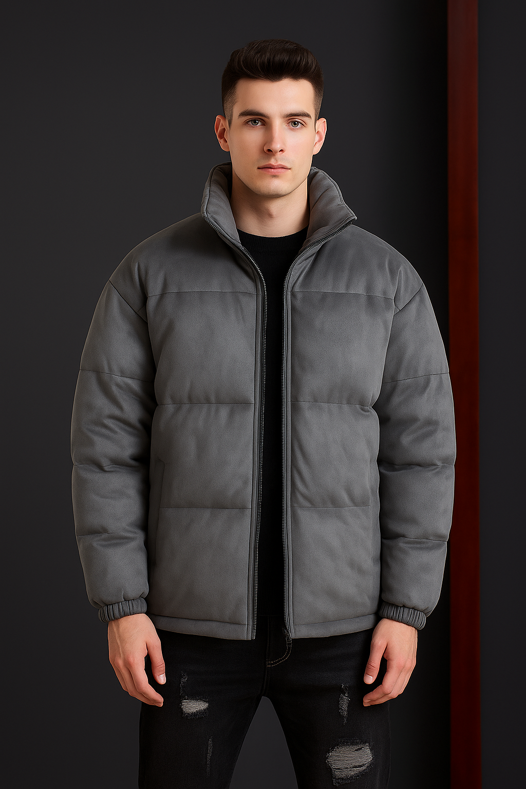 Manteau ample oversize pour l'hiver
