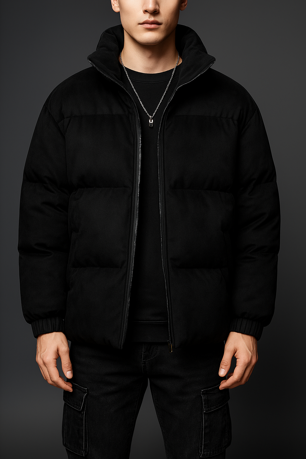 Manteau ample oversize pour l'hiver