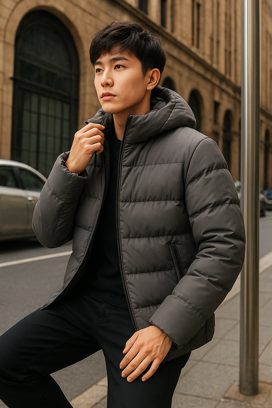 Veste épaisse et matelassée pour homme
