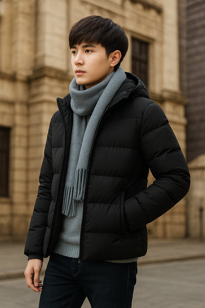 Veste épaisse et matelassée pour homme
