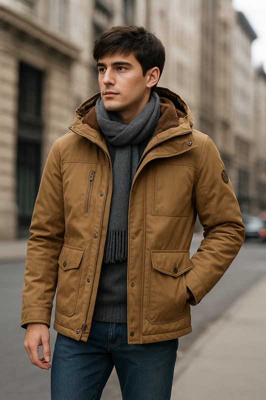 Nouvelle veste d'hiver épaisse pour homme