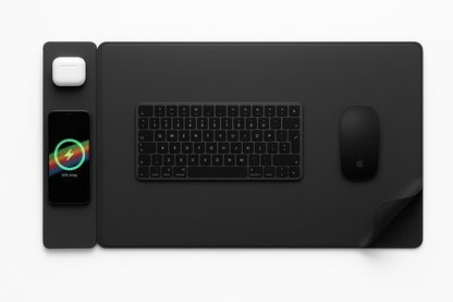 Tapis de souris magnétique avec recharge sans fil