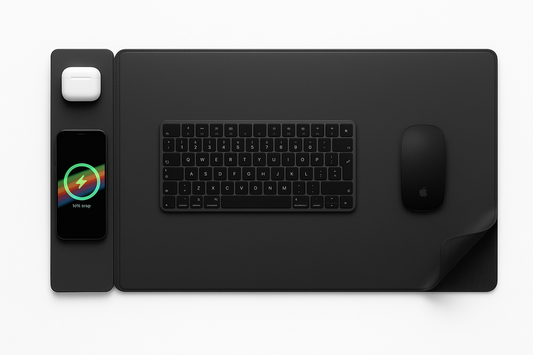 Tapis de souris magnétique avec recharge sans fil