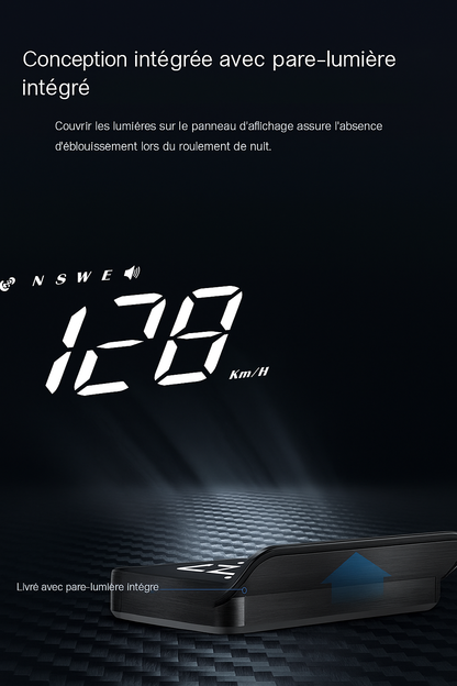 Affichage tête haute Carro hud GPS