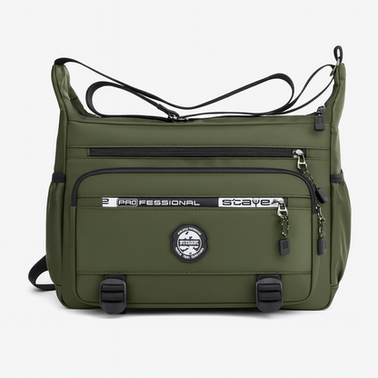 Sac à dos à bandoulière imperméable pour hommes - AquaShield